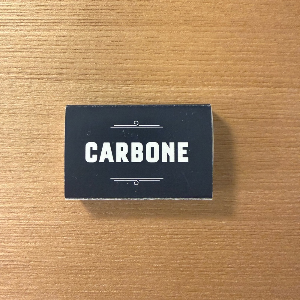 Carbone Match Book